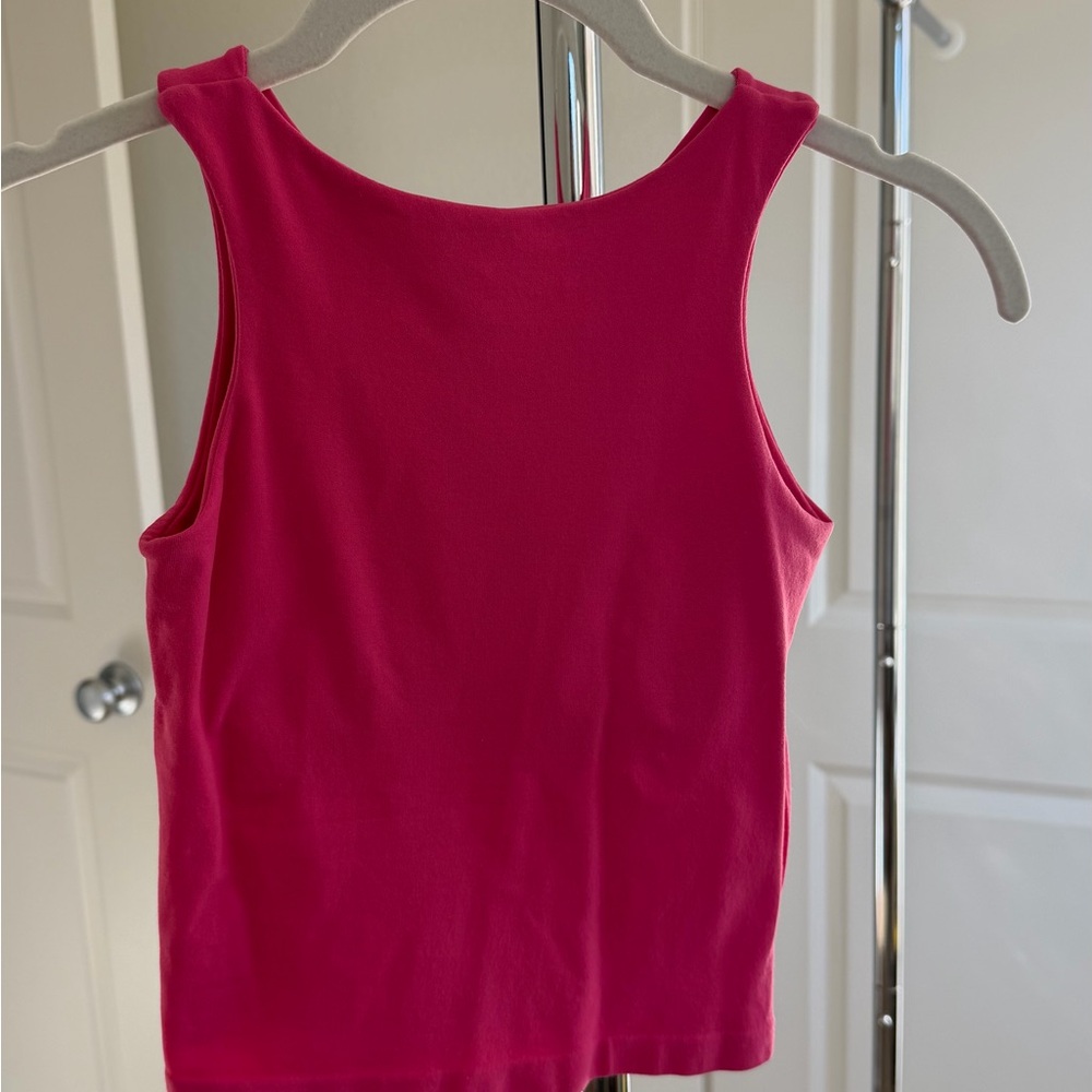 Free People Bright Pink Tank Top